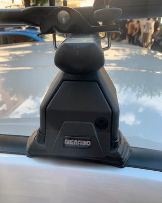 Barre portatutto con due portabici mercedes
