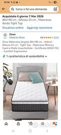 Materasso Memory Foam e Molle Insacchettate