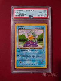 Squirtle shadowless first edition PSA 8