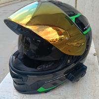 casco moto SCORPION EXO-491 spin verde 