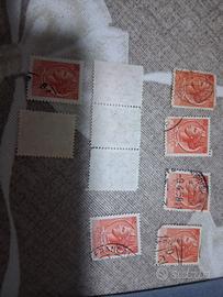 Francobollo Siracusana 10 Lire RARA Filigr a stell