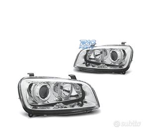 FARI PER TOYOTA RAV-4 94-00 ANGEL EYES FONDO CROMA