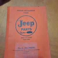 MANUALE JEEP AMERICANA PERIODO GUERRA IN FRANCESE