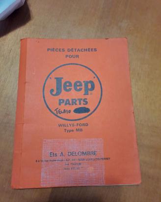 MANUALE JEEP AMERICANA PERIODO GUERRA IN FRANCESE
