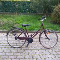 bici da donna ruote da 26 colore bordo