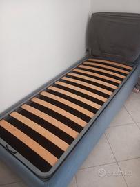 Letto singolo con contenitore