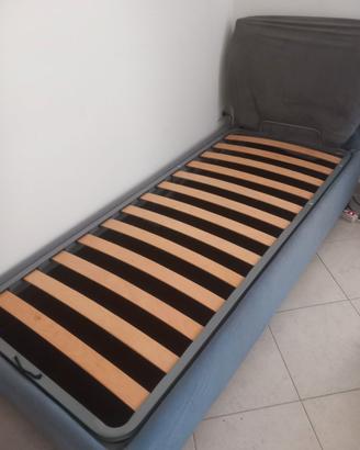 Letto singolo con contenitore