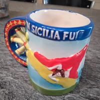 boccale per birra in ceramica sicilia