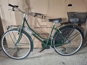 Bicicletta donna colore verde marca DONISELLI