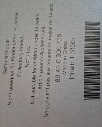 MODELLINO AUTOVETTURA X3 BMW