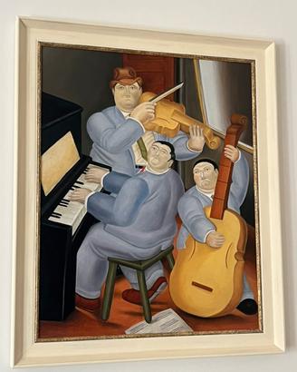 Copia d’ autore olio su tela quadro Botero