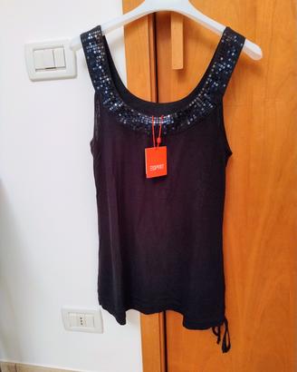 Canotta nuova in maglina di cotone marca Esprit
