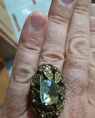 Anello  lavorato con pietra