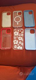 custodie cellulari per iphone 13 e samsung s23.