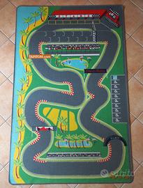 Tappeto gioco auto da corsa 130x200 cm