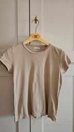 T-Shirt Beige Zara