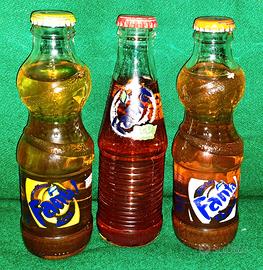 3 Bottiglie Fanta da Collezione 