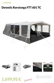Tenda gonfiabile Dometic RAROTONGA FTT 601