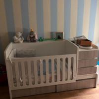 Lettino trasformabile in letto+scrivania