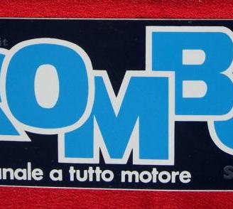 Adesivo rivista "ROMBO" anni '80