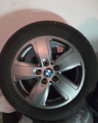 set 4 gomme Bridgestone e cerchi bmw