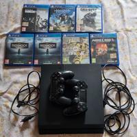 Ps4 (1 terabyte) + 7 giochi + 2 joystick