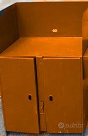 Mobiletto cucina campeggio alluminio richiudibile