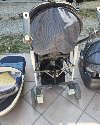 Trio Chicco Grigio/Blu Navy