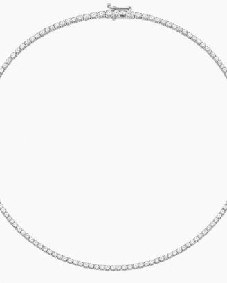 Collana Tennis Zirconi cubica 2 mm / Argento 925