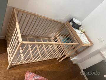 Culla con il materassino