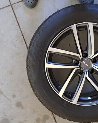 4 Cerchi in lega Mak + Gomme Invernali