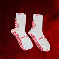 2 paia di soxpro bianchi e rossi nuovi 🧦🔴