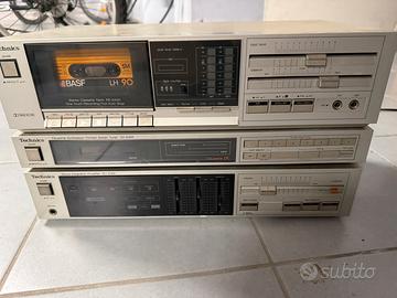 Impianto Hi-Fi vintage Technics