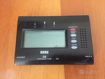 Accordatore chitarra e basso KORG GA