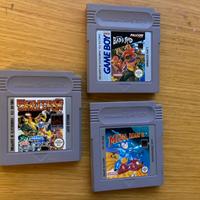 3 Giochi console nintendo game boy usati