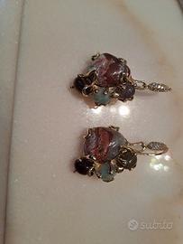 orecchini con pietre dure 