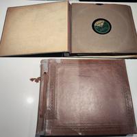 raccolta 2 album  con 21 dischi 78 giri 10''