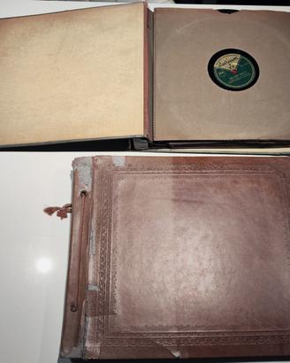 raccolta 2 album  con 21 dischi 78 giri 10''