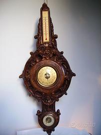 Orologio da parete barometro-termometro anni 60