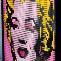 Kit 4 Lego Art Andy Warhol Marylin Monroe