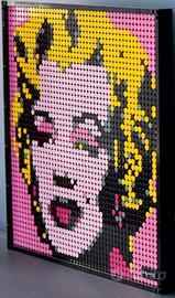 Kit 4 Lego Art Andy Warhol Marylin Monroe