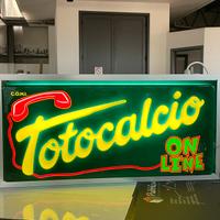 Insegna luminosa Bifacciale Totocalcio