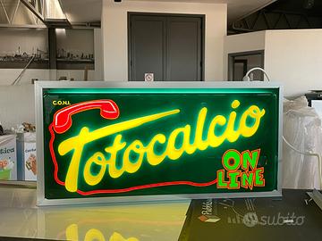 Insegna luminosa Bifacciale Totocalcio