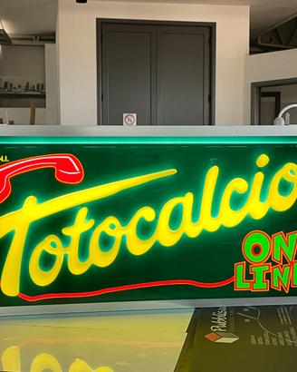 Insegna luminosa Bifacciale Totocalcio