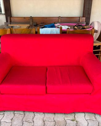 divano + puff letto
