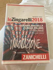 Vocabolario lingua italiana Zingarelli 2018