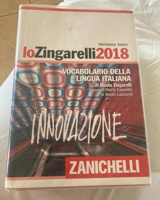 Vocabolario lingua italiana Zingarelli 2018