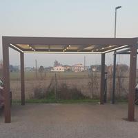PERGOLA CON TELO FISSO