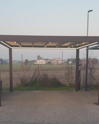 PERGOLA CON TELO FISSO