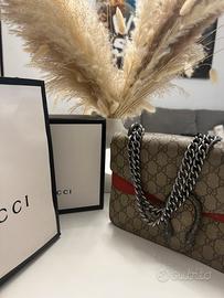 Borsa Gucci Dyonisus Scamosciata Red Rossa